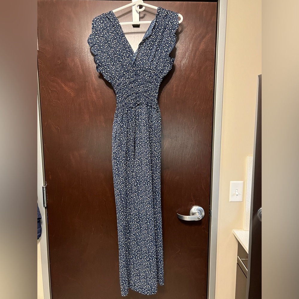 Max Studio Floral Jumpsuit